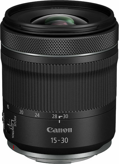Canon Voller Rahmen Kameraobjektiv RF 15-30mm f/4.5-6.3 IS STM Weitwinkel für Canon RF Mount Black