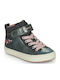 Kalispera Kids Sneakers High with Scratch Gray