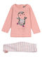 Kinderbekleidungssets mit Leggings Winter 2Stücke Rosa