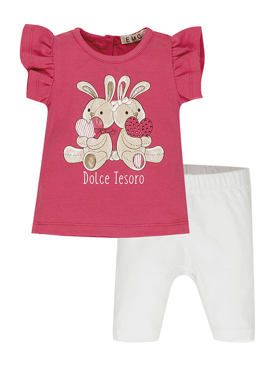 Bunny t-shirt and leggings set EMC CO2958 Girl