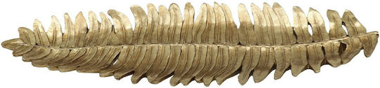 InTheBox Girma Dekorative Platte Oval Polyresin Gold 1Stück 47x15x2.8cm
