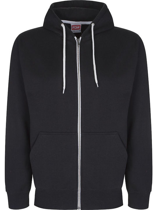 Team Zip Hoodie FDM TZ001 Schwarz