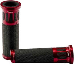 Puig Motorcycle Grips in Red Colour