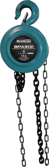 Bormann Chain Hoist BPA9231 for Weight Load up to 2t Yellow