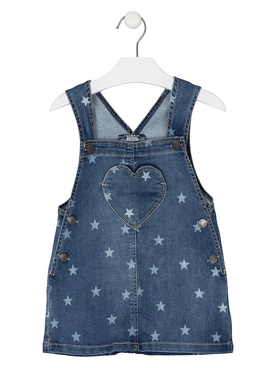 Losan Kids Dress Denim Sleeveless Blue