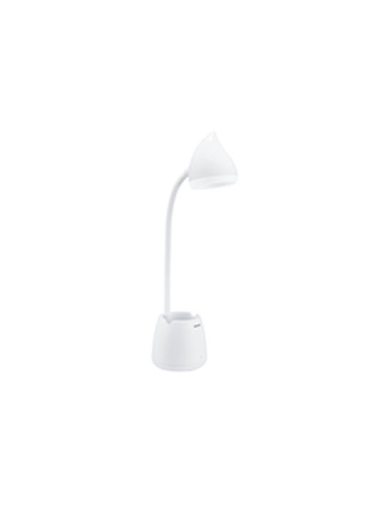 Philips Επαναφορτιζόμενο LED Φωτιστικό Γραφείου σε Λευκό Χρώμα