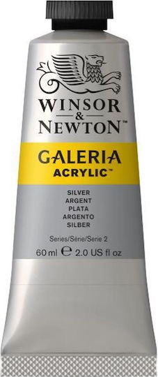 Winsor & Newton Acrylic Paint Set Silver 60ml 1pcs