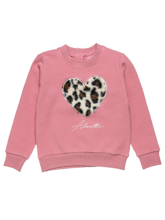 Alouette Kids Long-sleeved Winter Top Pink