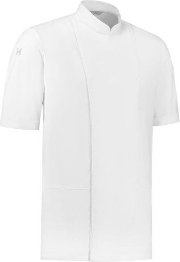 Le Nouveau Chef Coat Chef White with Short Sleeve Melvin