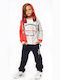 Hashtag Kids Sweatpants Set Orange 3pcs