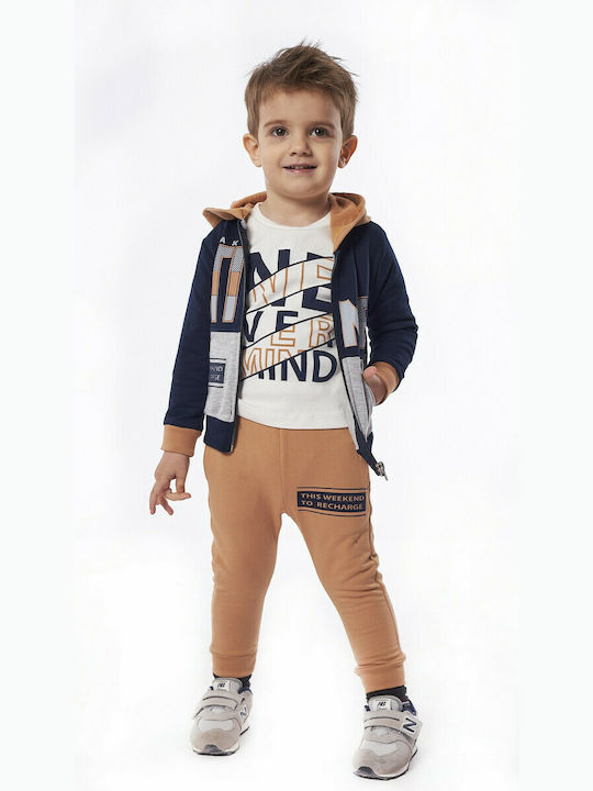 Hashtag Kids Sweatpants Set Navy Blue 3pcs