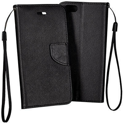 Tel1 Brieftasche Synthetisches Leder Schwarz (Galaxy A52 / A52s)