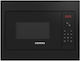 Siemens Iq300 Εντοιχιζόμενος Φούρνος Μικροκυμάτων 20lt Μαύρος