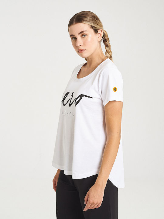 Zero Level Shodo Damen T-shirt Pure White