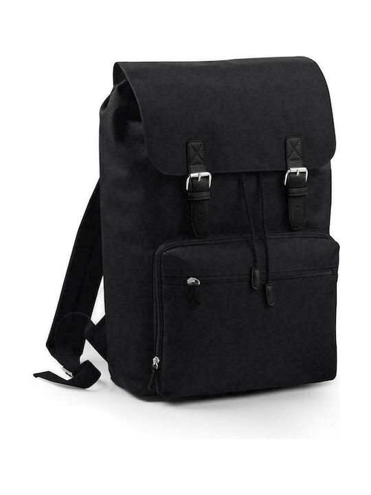 BagBase Vintage Rucsac Laptop 18lt Negru