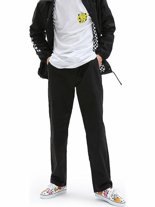 Trousers Elastic in Relaxed Fit Black
