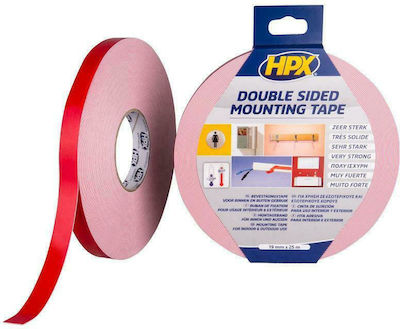 HPX Self-Adhesive Double-Sided Tape White 12mmx5m 1pcs DS1205S