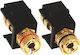 Aca 10101416791 10101416790 Stecker Schwarz (10101416791)