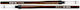 Vic Firth Hickory Hot Rods Rute-X σε Καφέ Χρώμα
