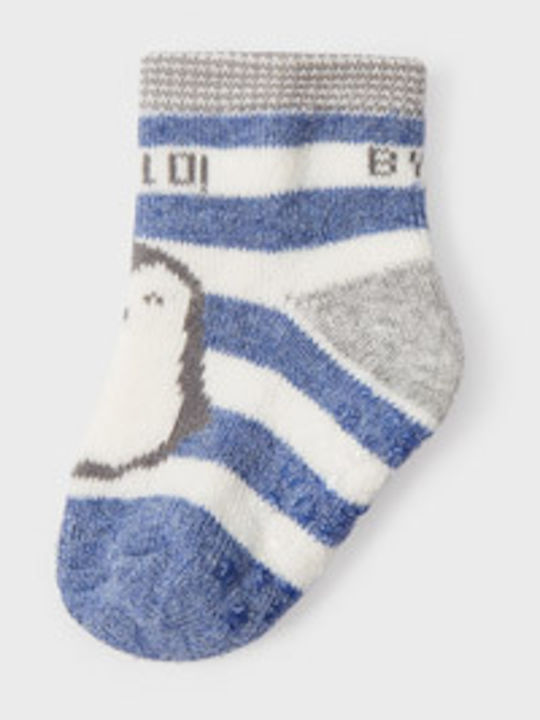 Mayoral Non-slip Kids' Long Socks Ecofriends Blue