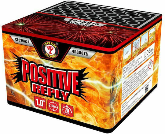 Positive Reply mit 49 Schüssen & Dauer 70 Sekunden Mehrfarbig