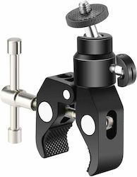 Neewer Metal Adjustable Camera Large Super Clamp and Ball Head Hot Shoe Mount Adapter 10093748