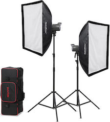 Godox Litemons LA200Bi-K2 Double Kit GD-LA200BI-K2 Kit Φωτισμού
