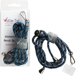 Volte-Tel VT06 Λουράκι Λαιμού για Κινητά Μπλε / Μαύρο Volte-Tel VT06 Λουράκι Λαιμού για Κινητά Μπλε / Μαύρο