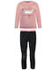 Energiers Kinder Set mit Leggings Winter 2Stück Rosa