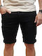 Senior Men's Shorts Jeans Black