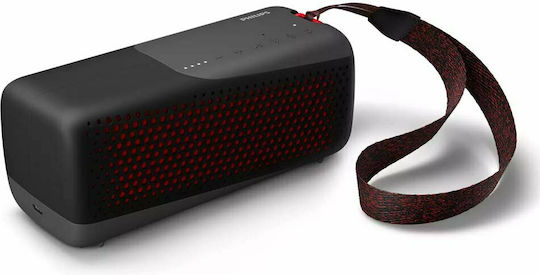 Philips TAS4807B Waterproof Bluetooth Speaker 10W with Battery Life up to 12 hours Black