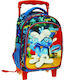 Gim Smurfs With Me Ghiozdan Școlar Troler Grădinița Cu Husă Pentru Sticlă De Apă Multicolor 12 Litri 25 X 30 X 15 Cm