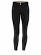WR.UP® Damen Stoff Capri Hose Push-up in Super Enger Passform Schwarz