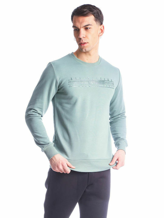 Paco & Co Herren Sweatshirt Hellblau