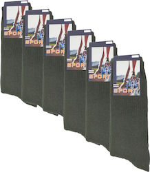 Bonito Sport Bărbați Șosete Uni Army Green 6Pachet