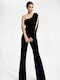 Figl Women's Long-sleeved One-piece Suit Black