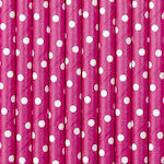 PartyDeco Dots Strohhalme SPP2006 10Stück