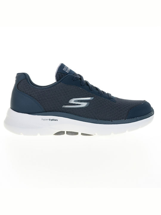 Skechers Go Walk 6 Ανδρικά Sneakers Navy Μπλε