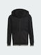 Adidas Cardigan pentru copii Cardigan pentru copii din material frotirat Fleece cu glugă Negru All SZN