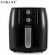 Sokany Air Fryer με Wi-Fi 5lt Μαύρο SK-8017