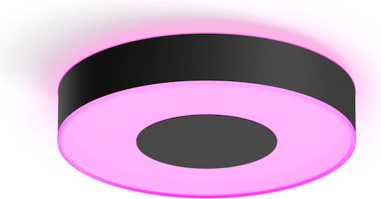 Philips Smart Deckenleuchte Badezimmer 38.1cm Schwarz mit Integrierter LED