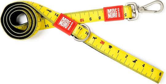 Max & Molly Каишка/Водач за Куче Каишка Ruler Малък в Жълт цвят 1.2m x 1.5cm