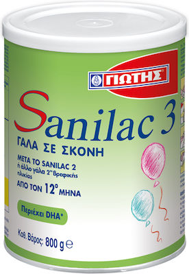 Γιώτης Γάλα σε Σκόνη Sanilac 3 για 12m+ 800gr