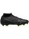 Nike Air Zoom Mercurial Superfly 9 Academy High Football Shoes FG/MG with Cleats Black / Summit White / Volt / Dark Smoke Grey