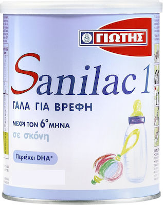 Γιώτης Milk Formula Sanilac 1 for 0m+ 800gr