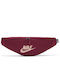 Nike Nik Heritage Swoosh Men's Waist Bag Burgundy