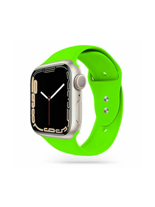 Tech-Protect Iconband Armband Silikon mit Pin Lime (Apple Watch 42/44/45mm) THP1187LIME
