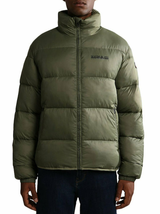 A-Suomi 3 Winter Jacket Puffer Waterproof and Windproof Khaki