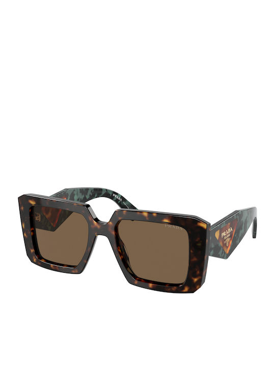 Prada Sonnenbrillen Braun mit Kunststoff Gestell