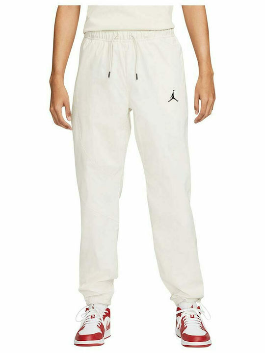 Jordan Παντελόνι Φόρμας με Λάστιχο Λευκό